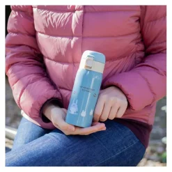 Mat Blue Thermos Bottle 350Ml - My Neighbor Totoro