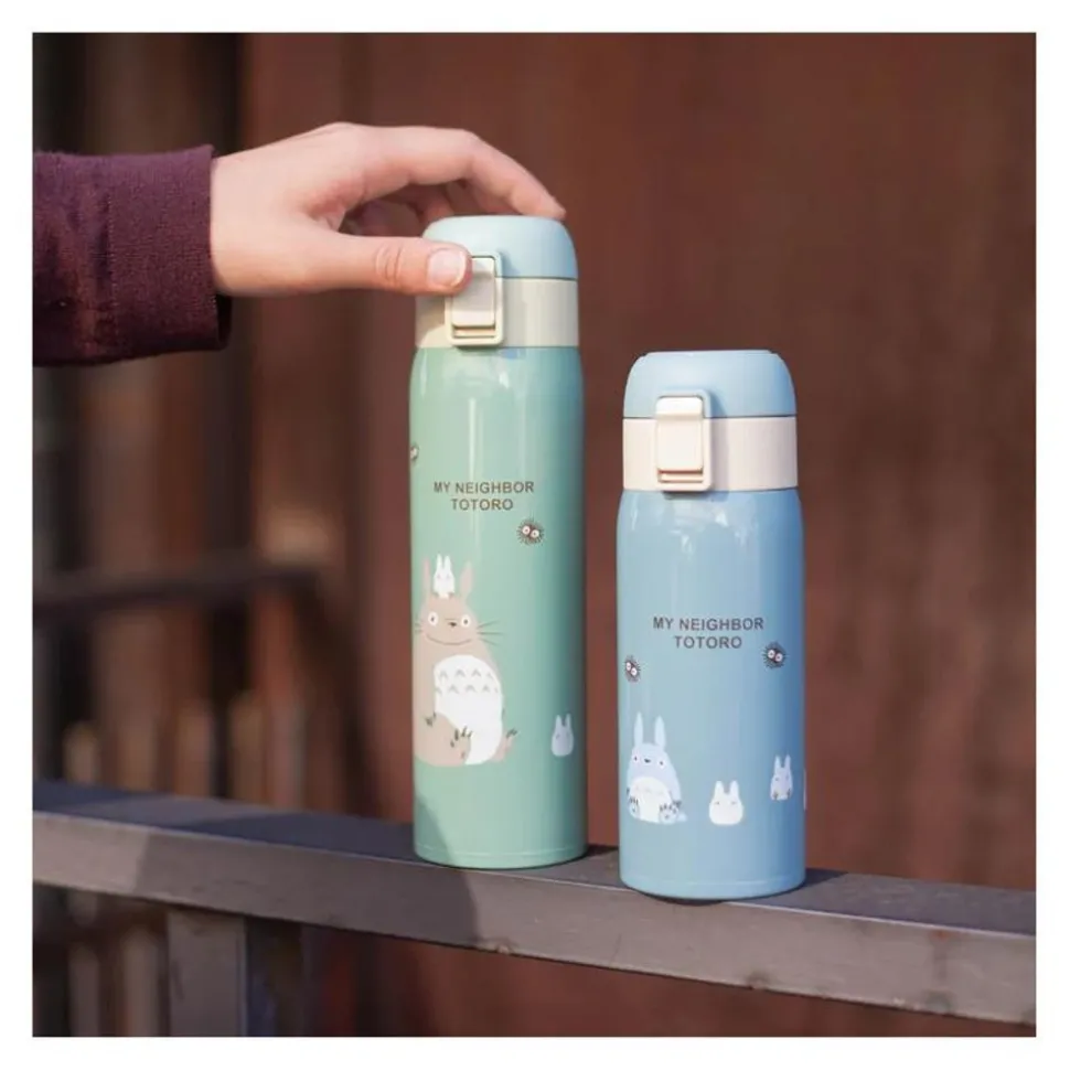 Mat Blue Thermos Bottle 350Ml - My Neighbor Totoro