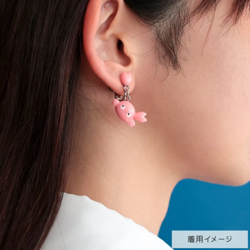 Mei Crab Clipped Earrings - My Neighbor Totoro