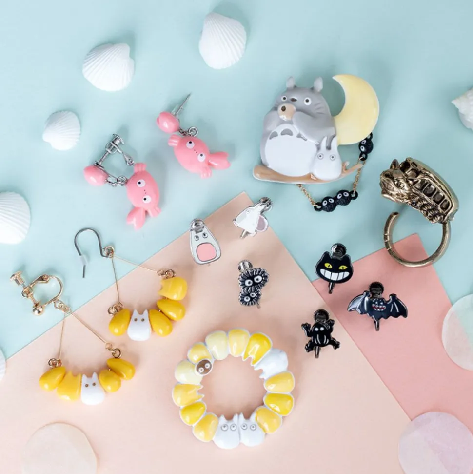 Mei Crab Clipped Earrings - My Neighbor Totoro