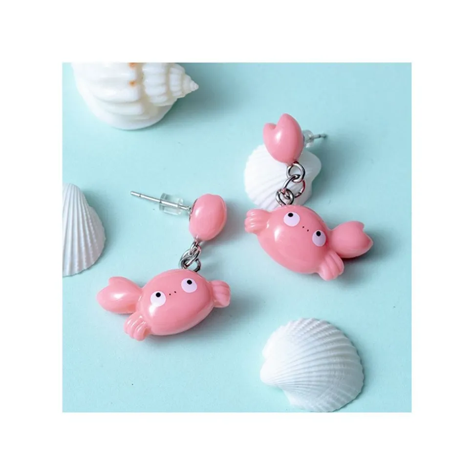 Mei Crab Pierced Earrings - My Neighbor Totoro