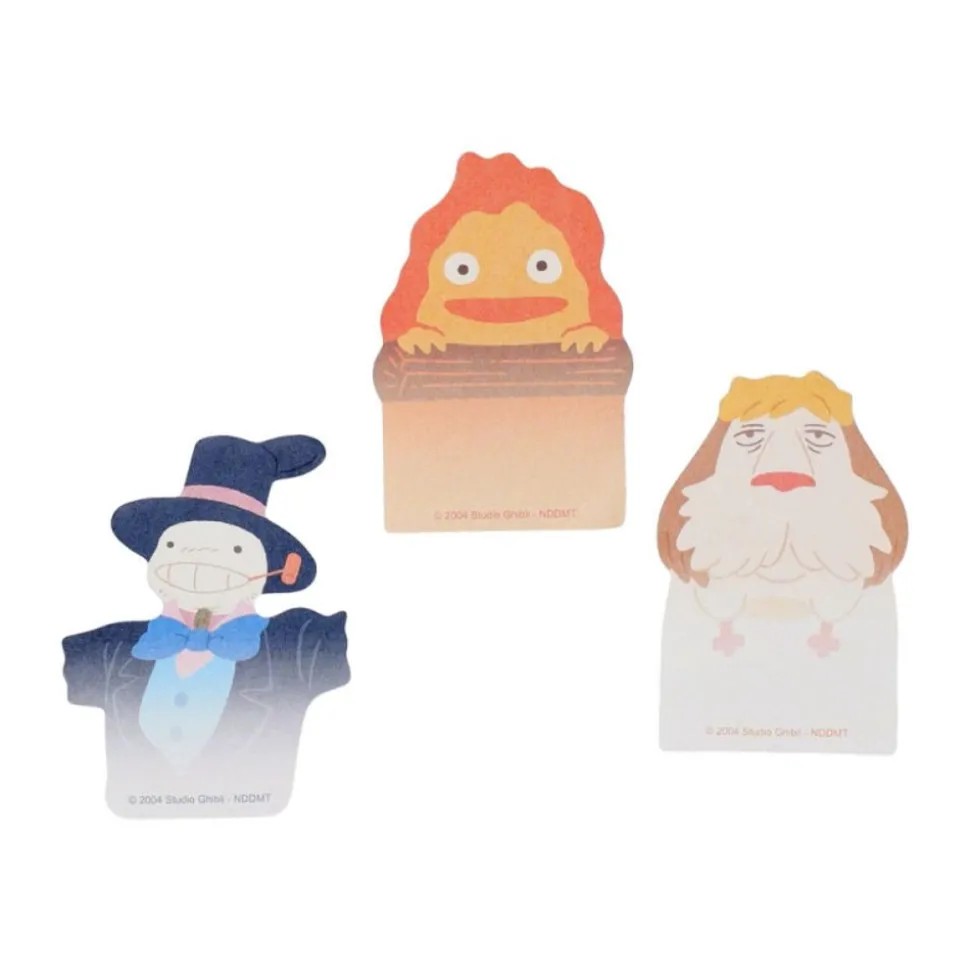 Memo Set Calcifer, Heen & Navet - Howl'S Moving Castle