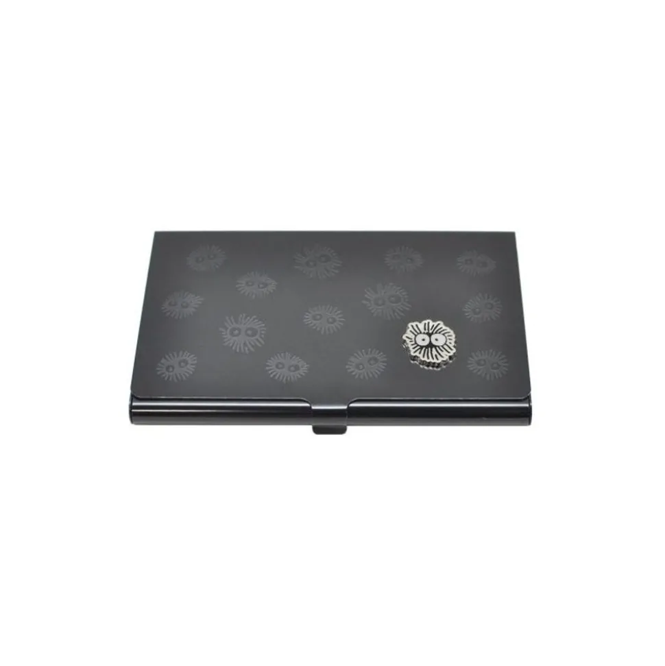 Metal Card Case Kurosuke Smoky Gray - My Neighbor Totoro