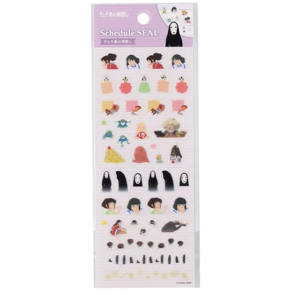Mini Schedule Stickers 2024 - Spirited Away
