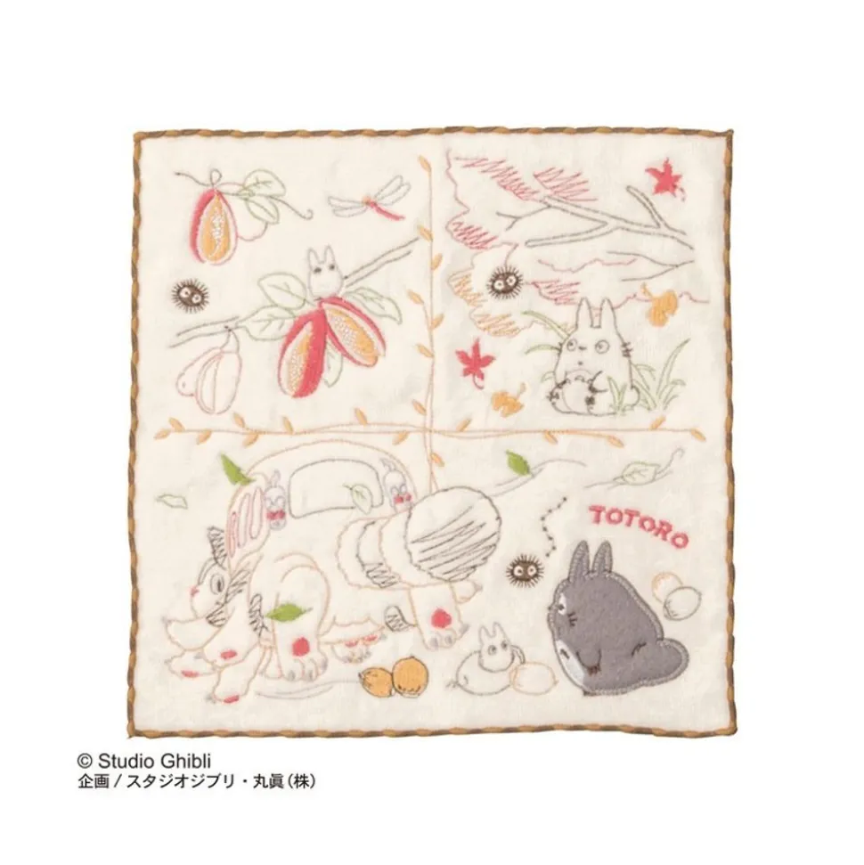 Mini Towel Autumn Fruits 25 X 25 Cm - My Neighbor Totoro