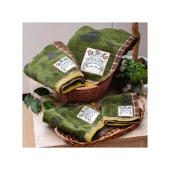 Mini Towel Autumn Green 25X25 Cm - My Neighbor Totoro