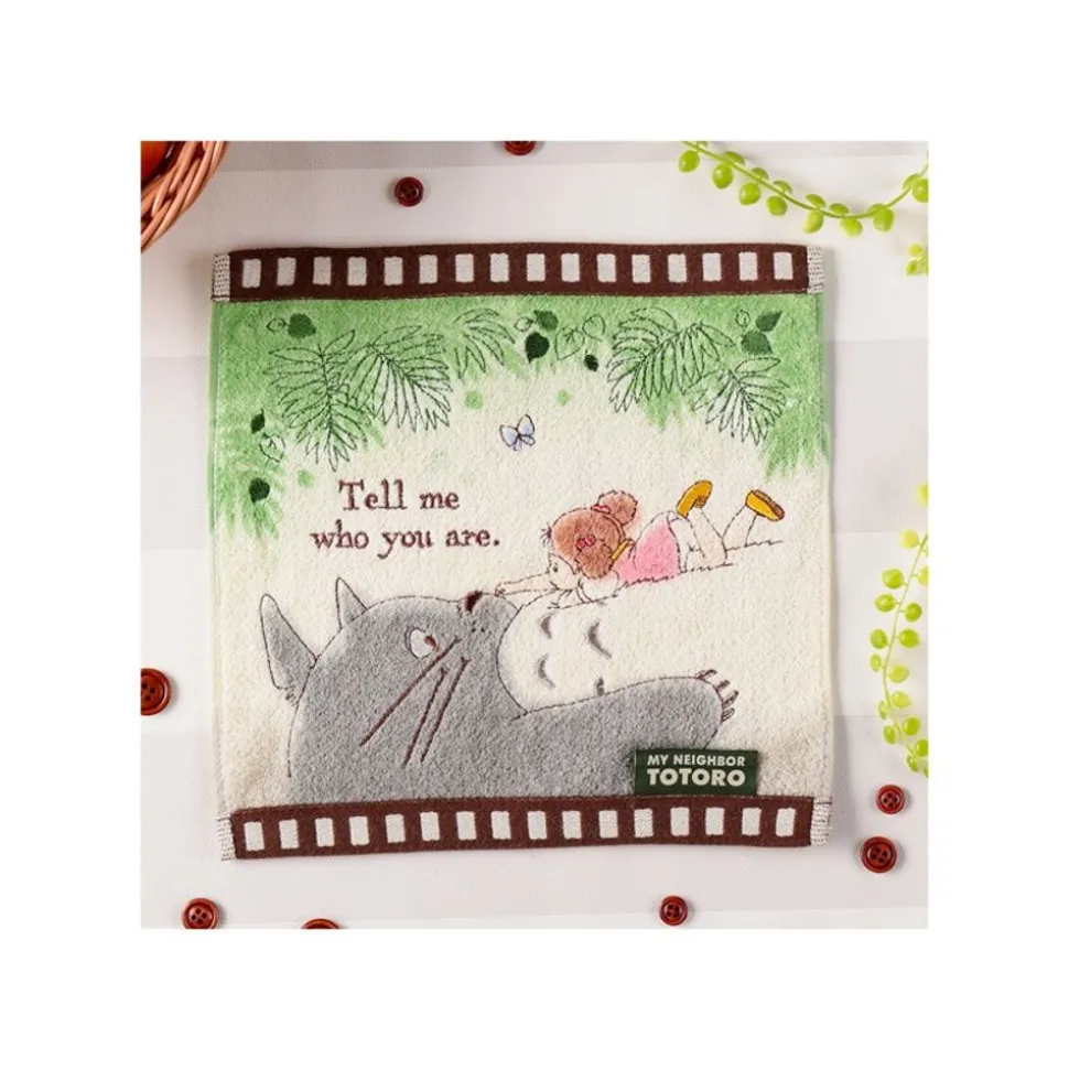 Mini Towel Celluloid Mei And Totoro - My Neighbor Totoro