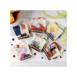 Mini Towel Celluloid Sheeta & Pazu - Castle In The Sky