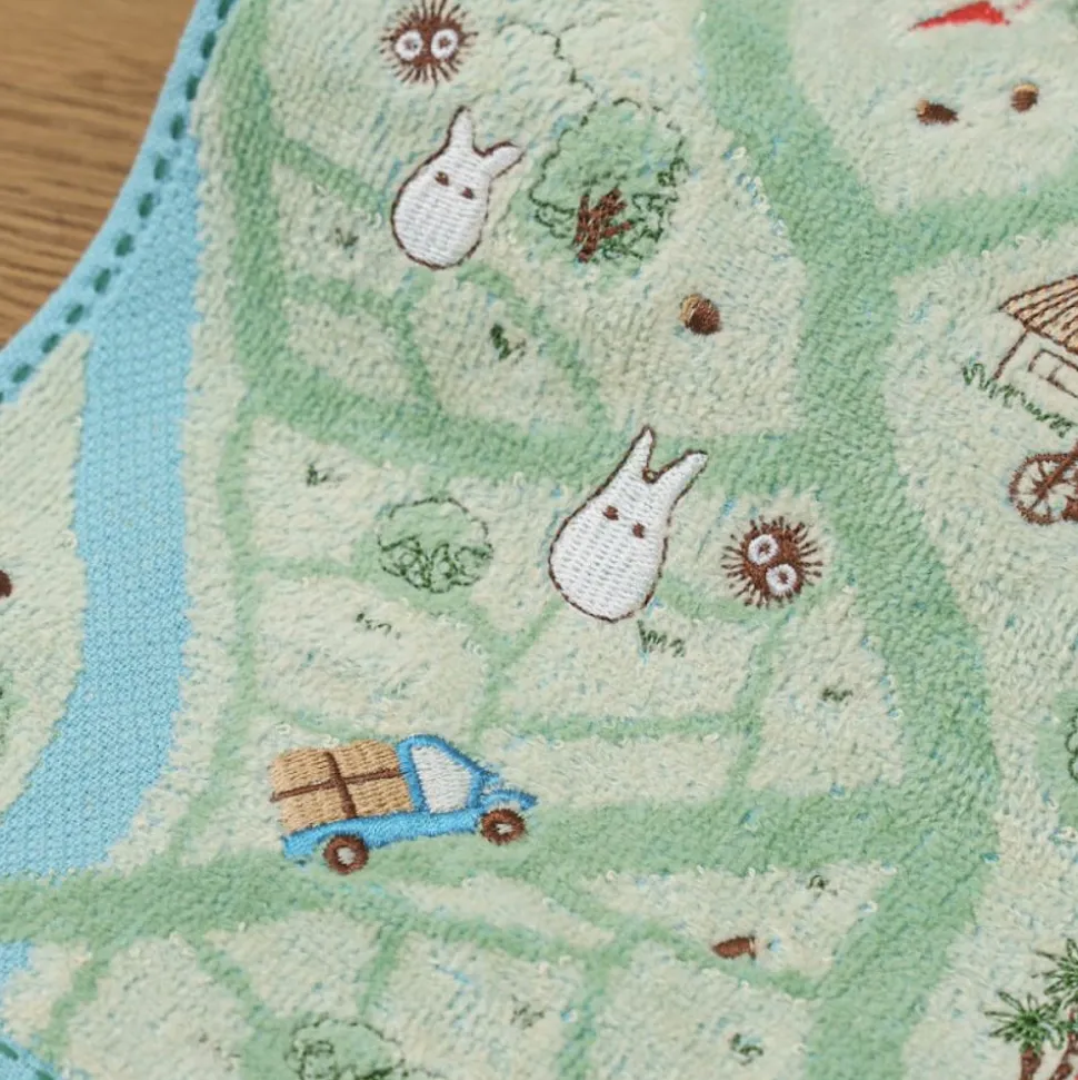 Mini Towel Hiking Map 25X25 Cm - My Neighbor Totoro