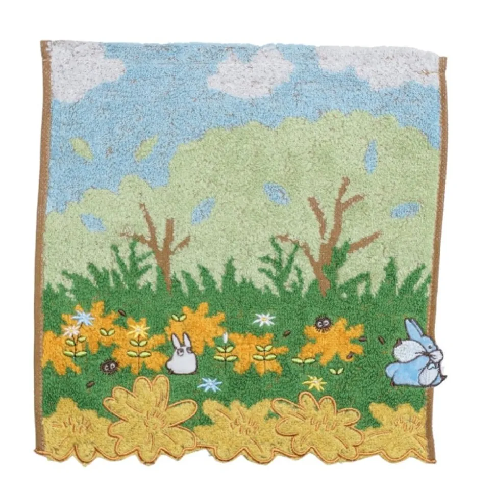 Mini Towel Medium & Small Totoro Racing 25X25 Cm - My Neighbor Totoro