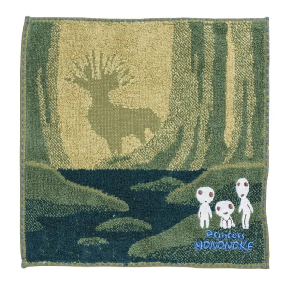 Mini Towel Shadow Of The Deer God 25X25 Cm - Princess Mononoke