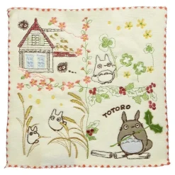 Mini Towel Totoro In The Garden - My Neighbor Totoro