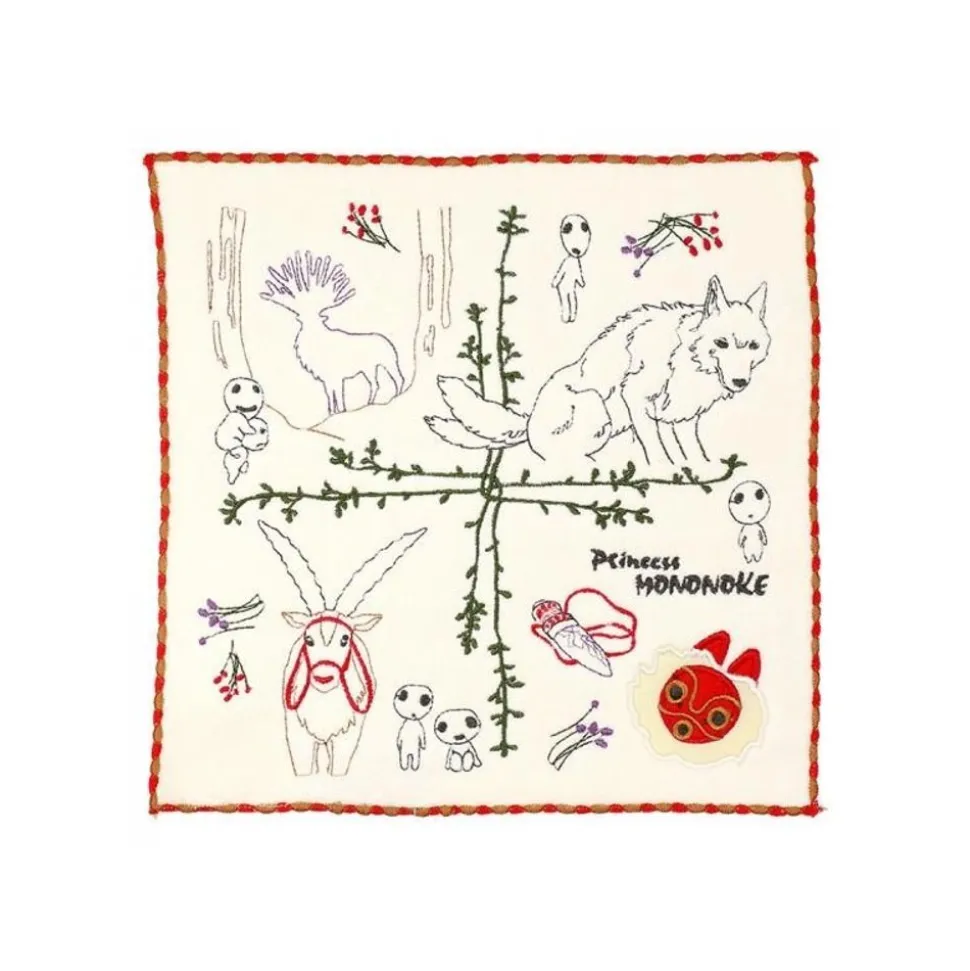 Mini Towel Tree Of The Forest Spirit 25 X 25 Cm - Princess Mononoke