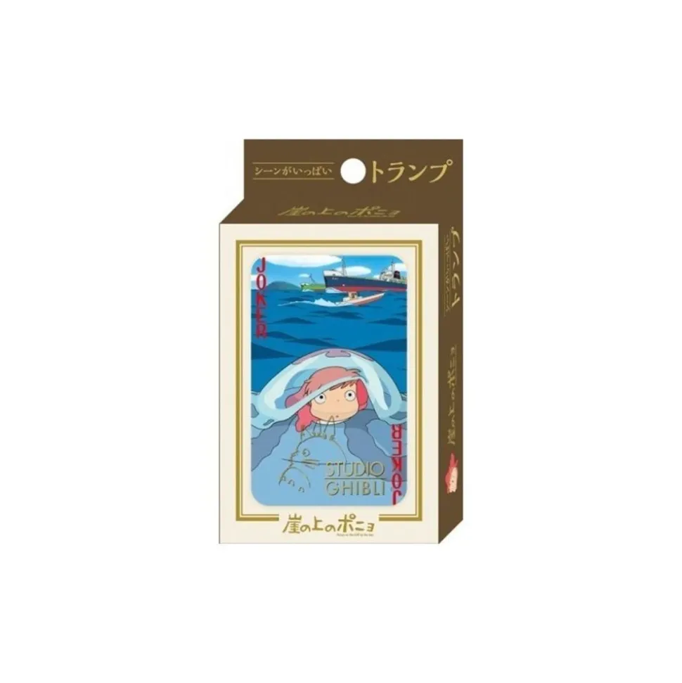 Movie Scenes Playing Cards - Ponyo On The Cliff