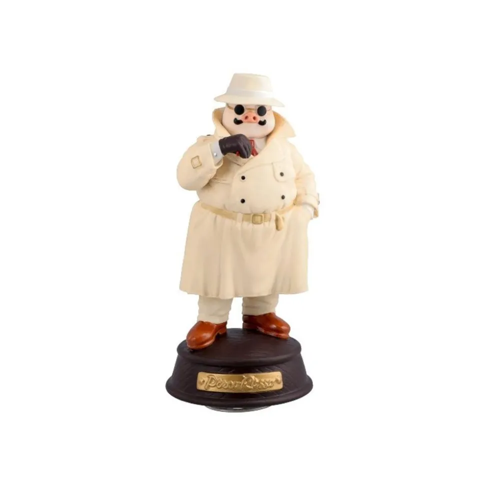 Music Box Marco In Trench Coat - Porco Rosso