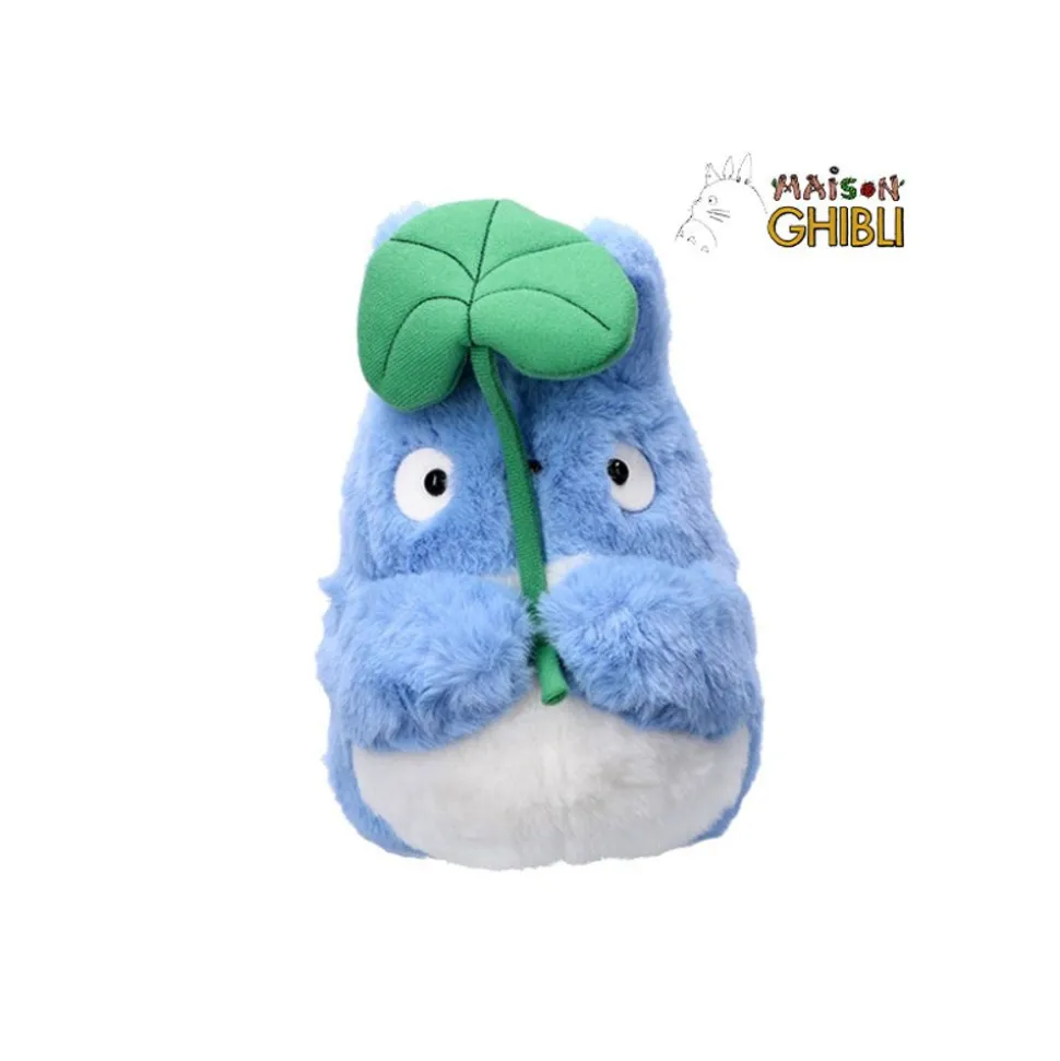 Nakayoshi Plush Medium Totoro With Leaf - My Neighbor Totoro