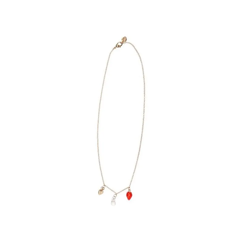 Necklace Strawberry And White Totoro - My Neighbor Totoro