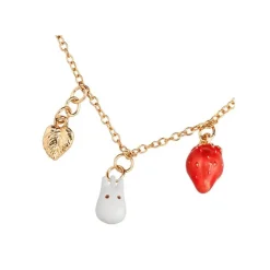Necklace Strawberry And White Totoro - My Neighbor Totoro