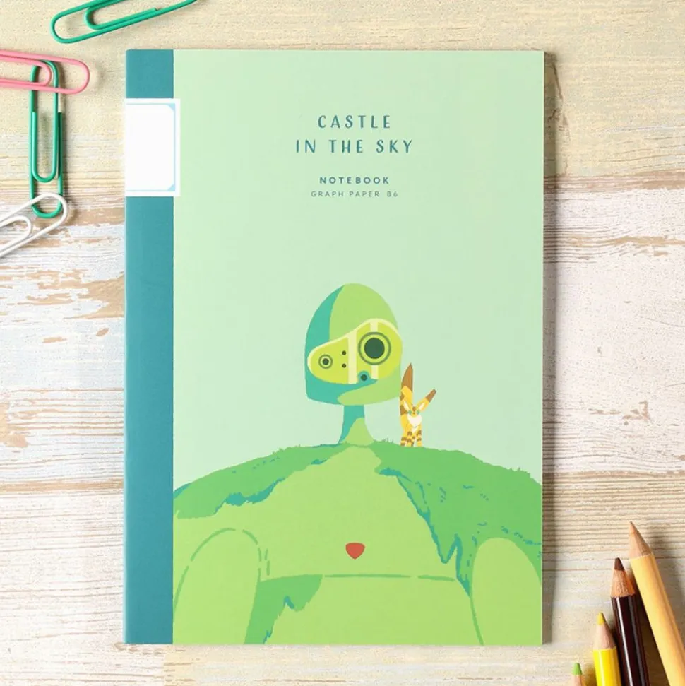 Notebook B6 Robot - Castle In The Sky