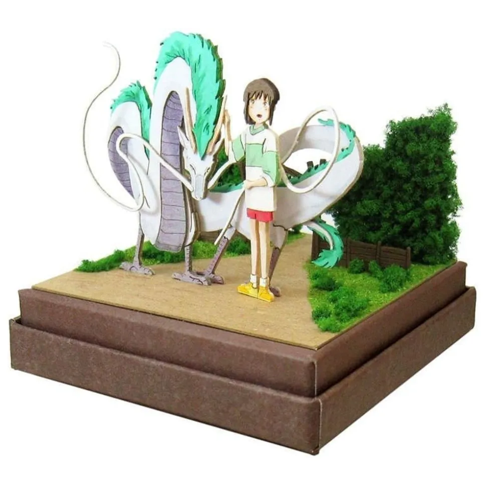 Paper Craft Haku Dragon & Chihiro - Spirited Away