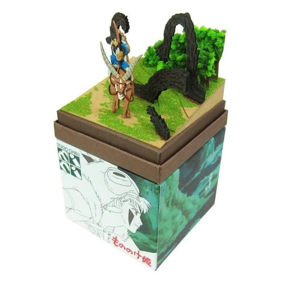 Paper Craft Howl'S Ashitaka In The Forest - Princess Mononoke