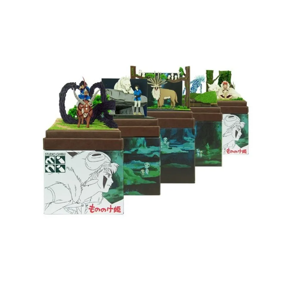 Paper Craft Howl'S Ashitaka In The Forest - Princess Mononoke