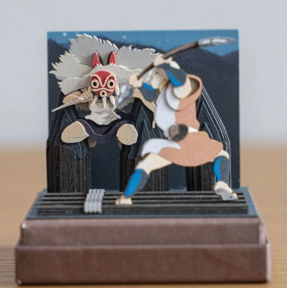 Paper Craft San Fighting - Princess Mononoke