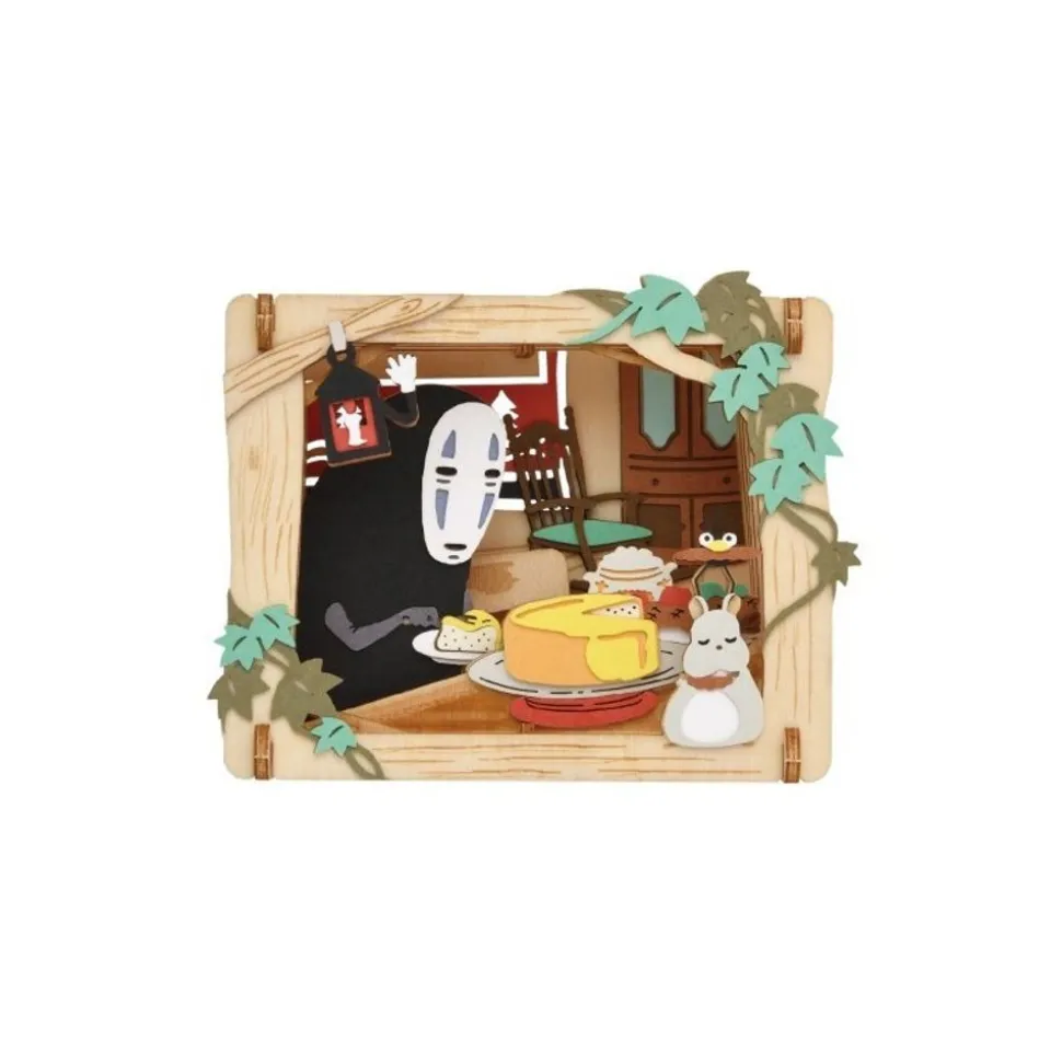 Paper Theater Wood Style No Face'S Dessert - Spirited Away