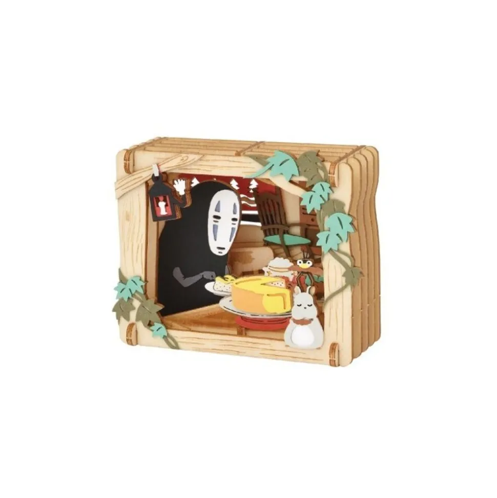 Paper Theater Wood Style No Face'S Dessert - Spirited Away