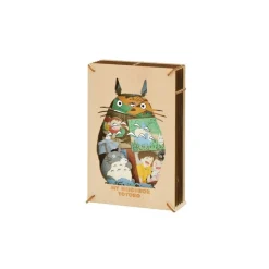 Paper Theater Wood Style Silhouette Big Totoro - My Neighbor Totoro