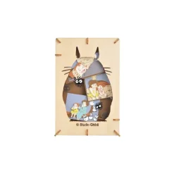 Paper Theater Wood Style Silhouette Big Totoro - My Neighbor Totoro