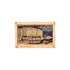 Paper Theater Wood Style Tiger Moth - Castle In The Sky