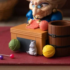Pencil Holder Figurine Yubaba Knitting - Spirited Away