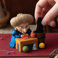 Pencil Holder Figurine Yubaba Knitting - Spirited Away
