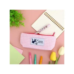 Pink Checkered Pencil Case - Kiki'S Delivery Service