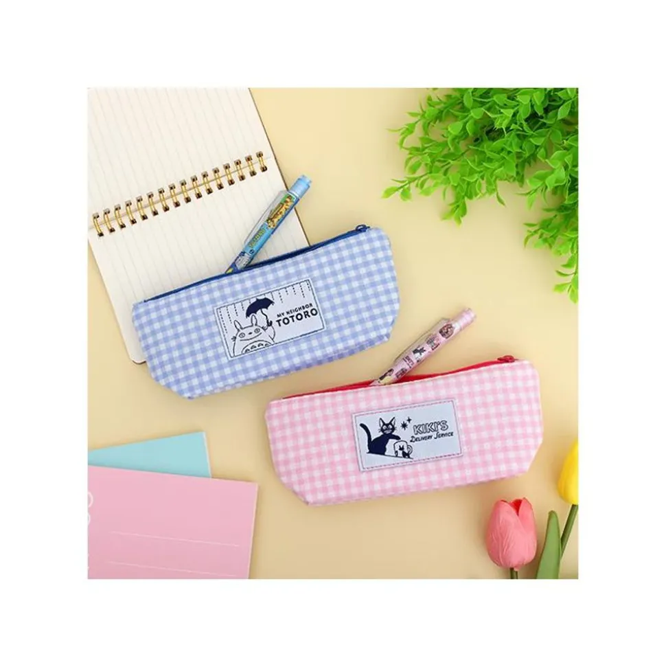 Pink Checkered Pencil Case - Kiki'S Delivery Service