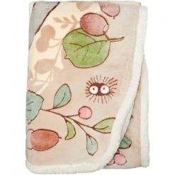 Plaid Totoro Leaves And Nuts 70X100 Cm - My Neighbor Totoro