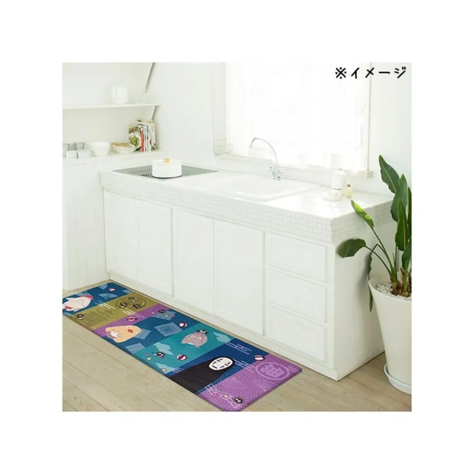 Plastic Long Play Mat Dusk 45X120Cm(Blue)- Spirited Away