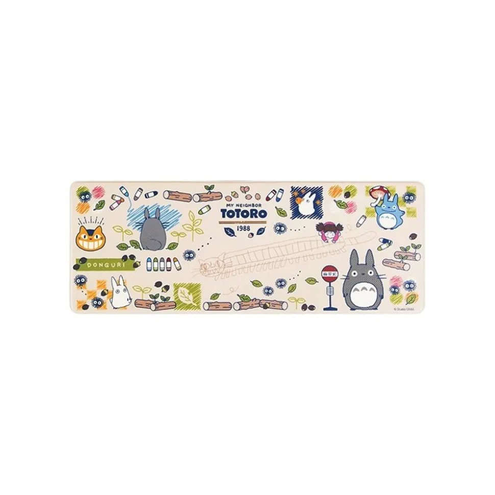 Plastic Long Play Mat Totoro, Drawing 45X120Cm(Beige)- My Neighbor To