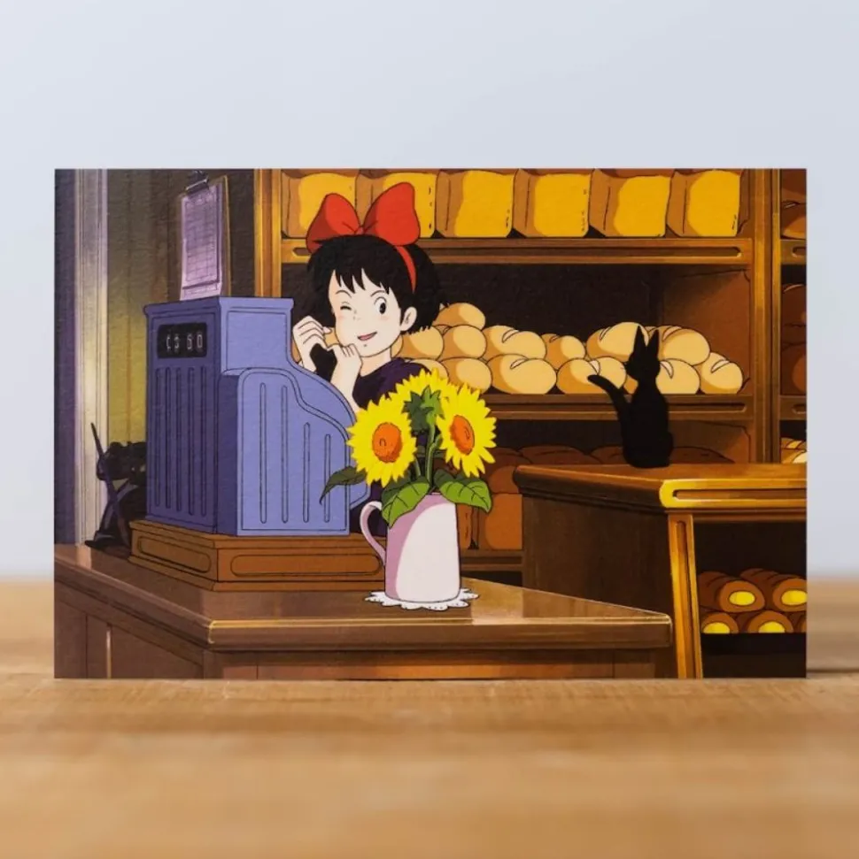 Postcard Kiki Sunflower - Kiki'S Delivery Service