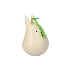 Round Bottomed Figurine Small Totoro With Leaf - My Neighbor Totoro