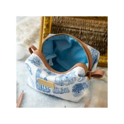 Round Toilet Bag Blue Nostalgia - Whisper Of The Heart