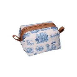 Round Toilet Bag Blue Nostalgia - Whisper Of The Heart