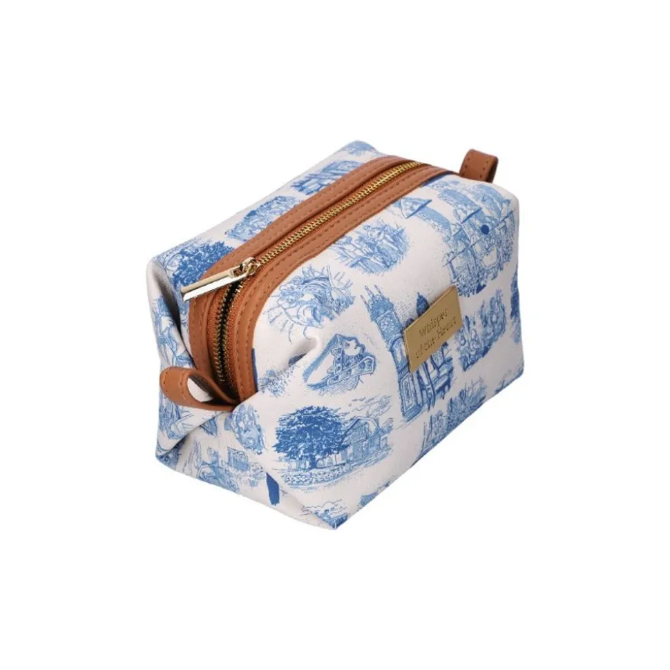 Round Toilet Bag Blue Nostalgia - Whisper Of The Heart