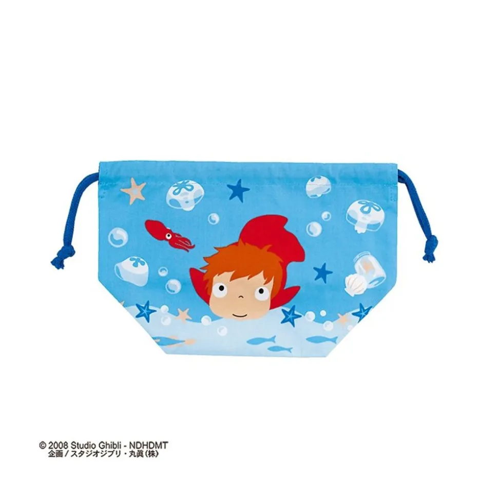 Satchel With Lanyard Ponyo In The Ocean 17X26 - Ponyo On The Cliff