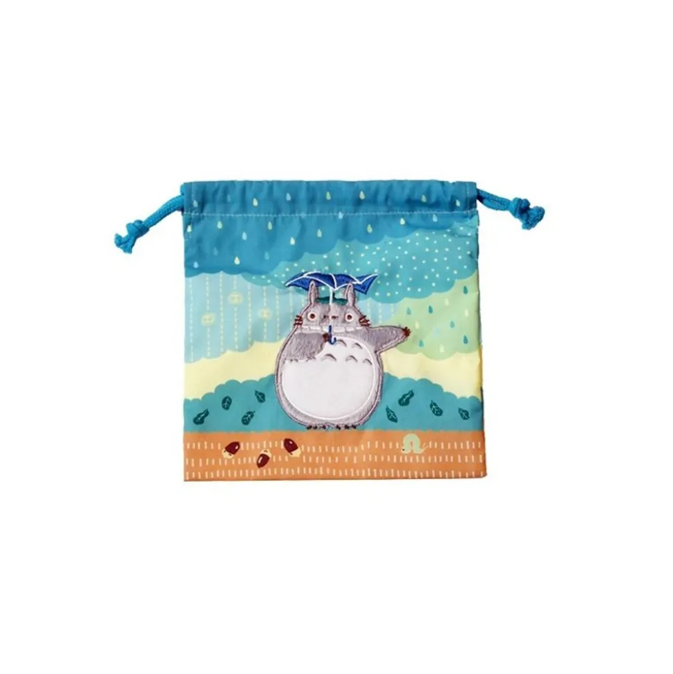Satchel With Lanyard Totoro Under The Rain 20 X 19 Cm - My Neighbor T
