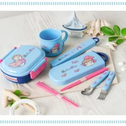 Set Chopsticks Spoon Fork Ponyo In The Ocean - Ponyo On The Cliff