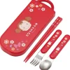 Set Chopsticks Spoon Fork Mei Red - My Neighbor Totoro