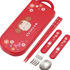 Set Chopsticks Spoon Fork Mei Red - My Neighbor Totoro