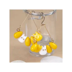 Small Totoro & Corn Pierced Earrings - My Neighbor Totoro
